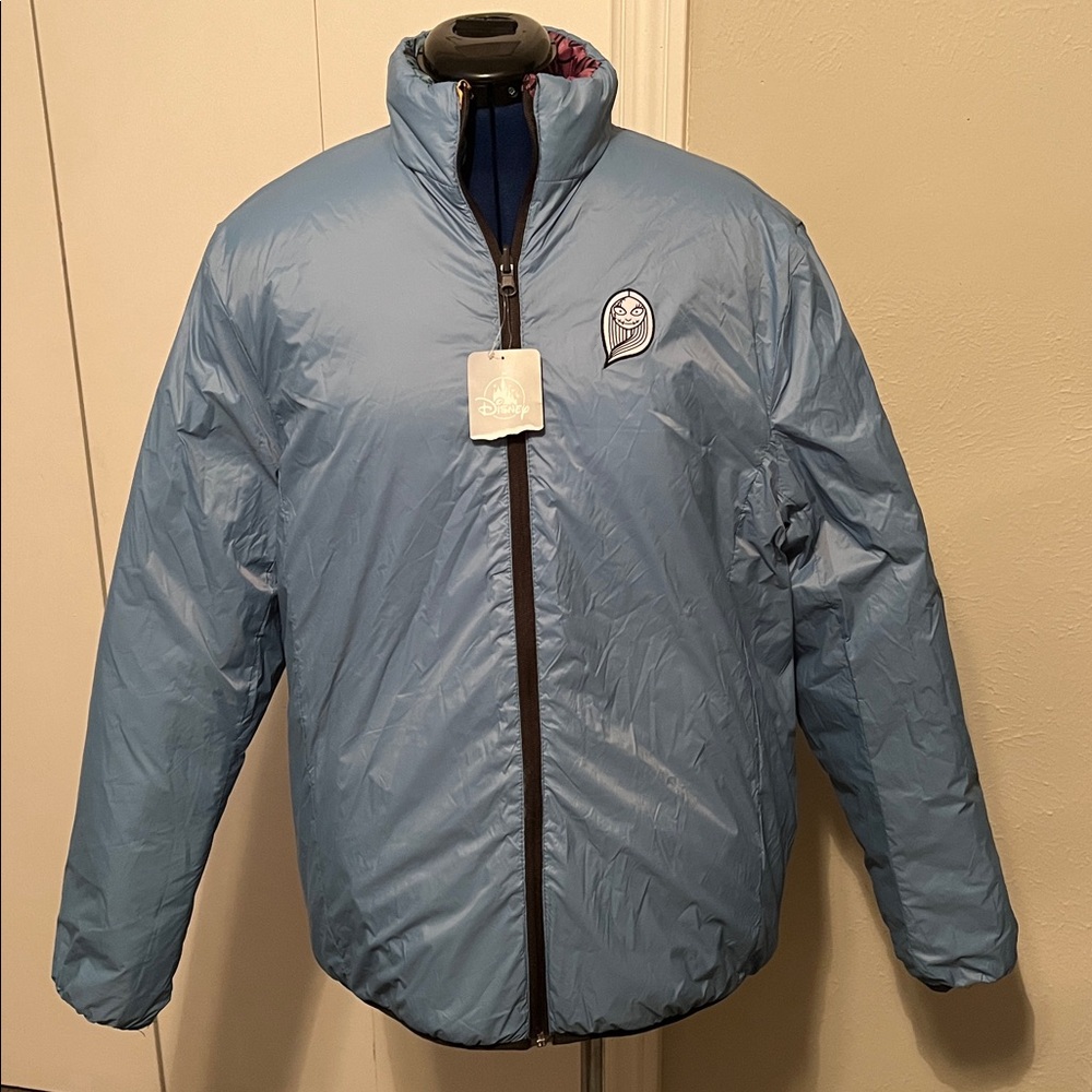 Disney Nightmare Before Christmas Sally Reversible Puffer Jacket Size M NWT - Picture 4 of 12